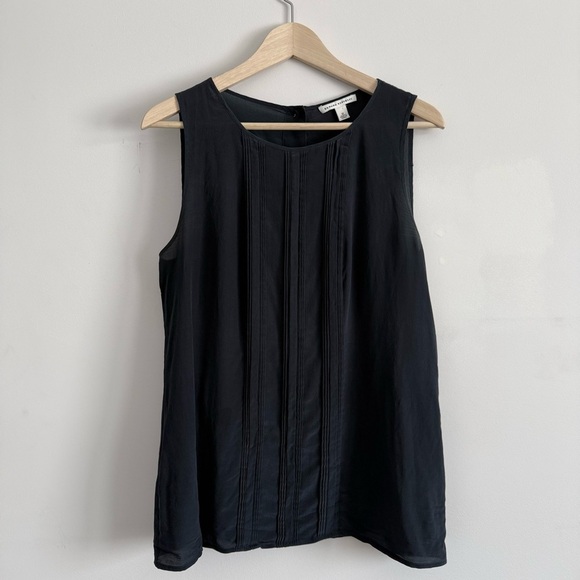 Banana Republic Tops - Banana Republic Navy Tank Top with Button Detail